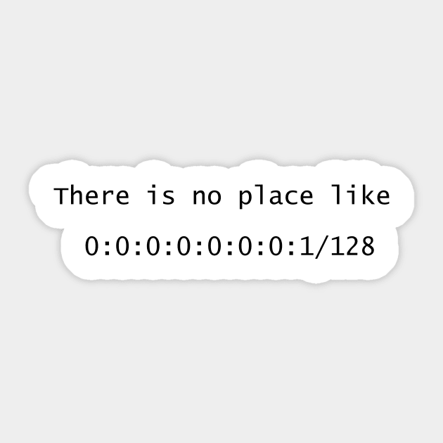 There is no place like Sticker by guestbledhc1eof0ecw9bz66e